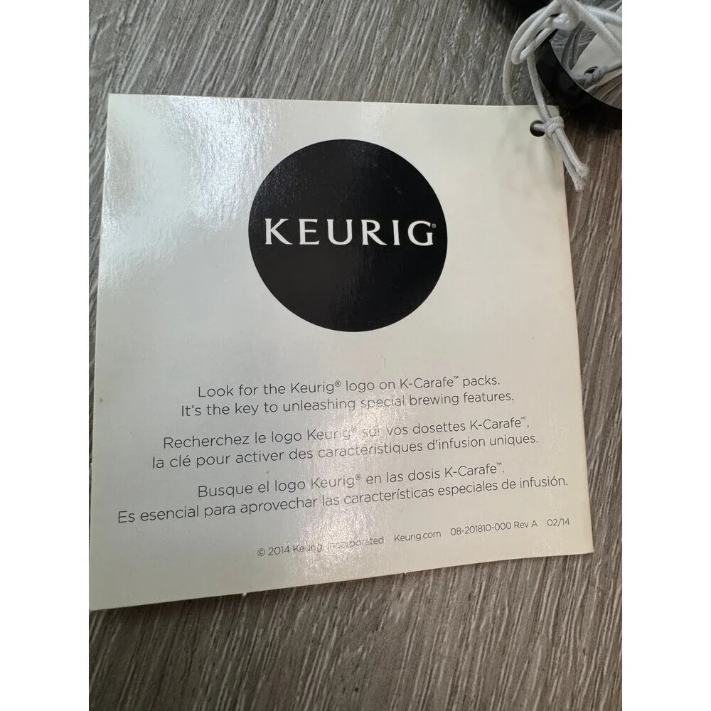 Keurig 2.0 K Carafe Black Coffee Pot Replacement 32oz No Box